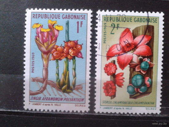 Габон 1969 Цветы