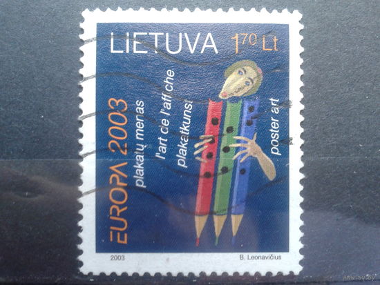 Литва 2003 Европа, плакат