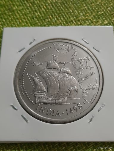 Португалия 200 эскудо, 1998 г ( Путешествие Васко да Гамы в Индию 1498