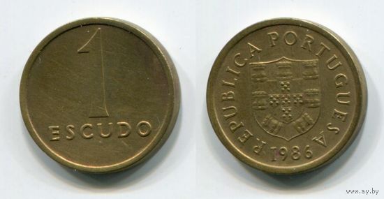 Португалия. 1 эскудо (1986, XF)