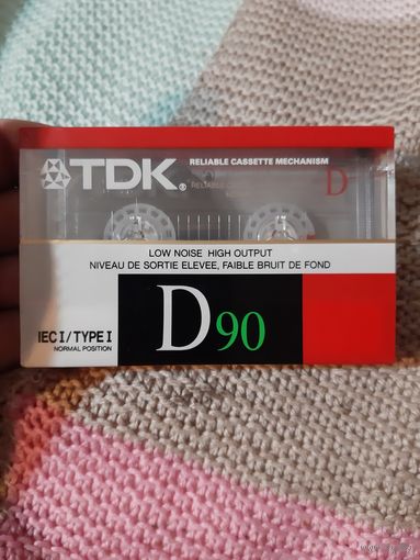 Кассета TDK D 90. 1988 год.