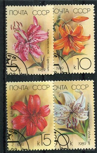 СССР 1989.. Цветы лилии