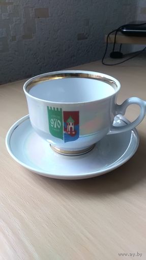 Чашка с блюдцем 970 лет Бресту МФФЗ
