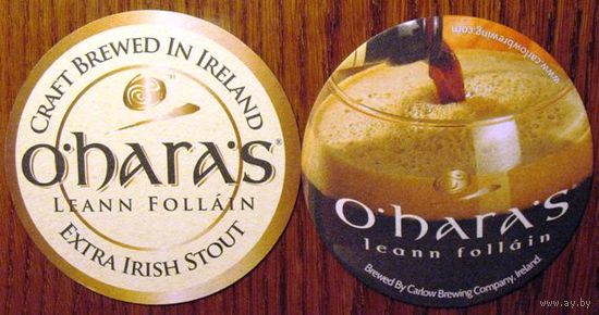 Подставка под пиво O'hara's (Ирландия) No 3