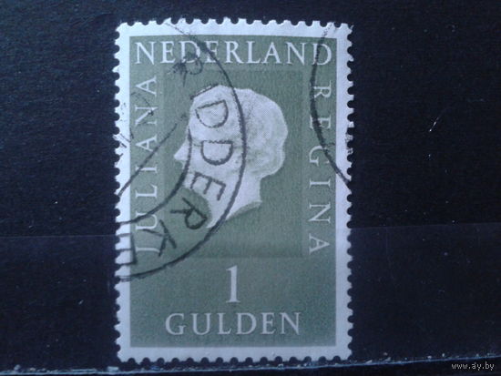 Нидерланды 1969 Королева Юлиана 1 гульден