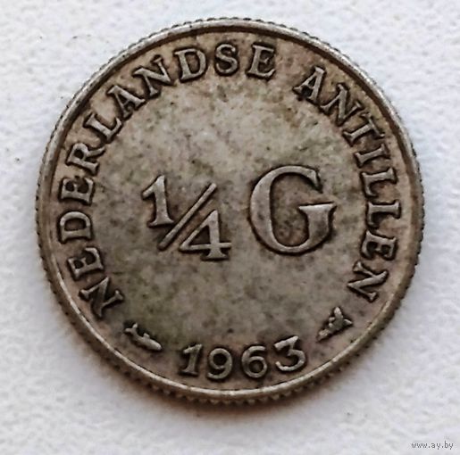 Нидерландские Антильские острова 1/4 гульдена, 1963 1-1-8