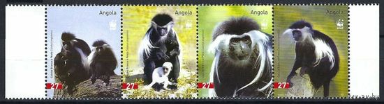 2004 Ангола 1745-1748strip Обезьяна