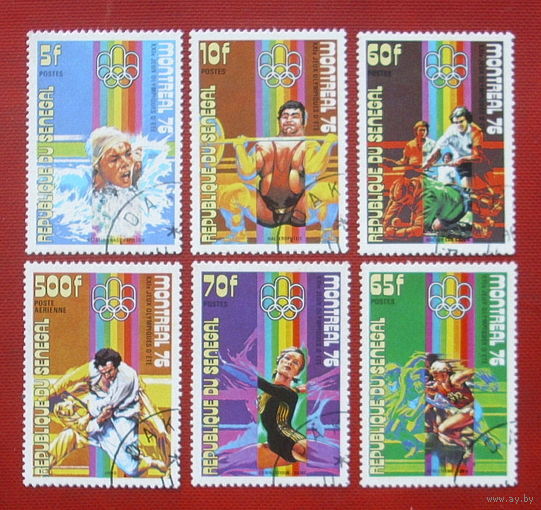 Сенегал. Спорт. ( 6 марок ) 1976 года.