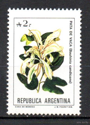 Флора Аргентина 1988 год серия из 1 марки