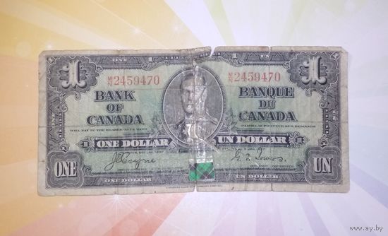 Канада 1 доллар 1937г.