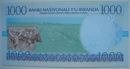 Руанда 1000 франков 1998 г. (g)