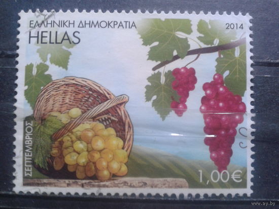 Греция 2014 Времена года, осень, виноград Михель-2,3 евро гаш