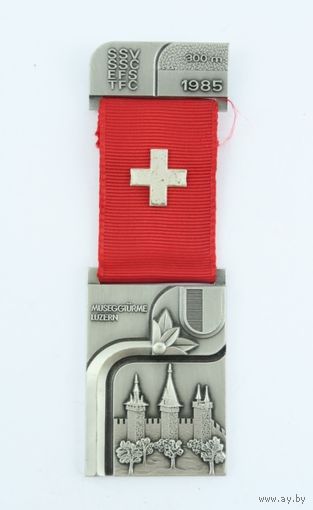 Швейцария,  "Стрелковый спорт" Памятная медаль 1985 год.