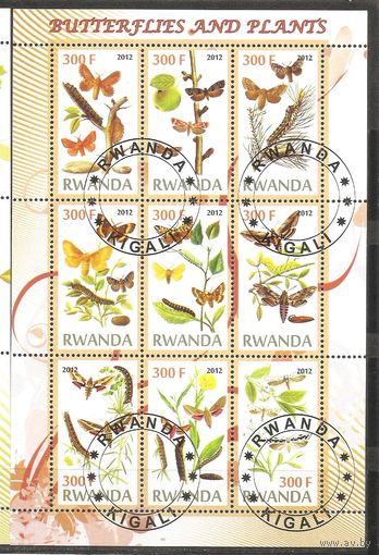Я Руанда 2012 Бабочки