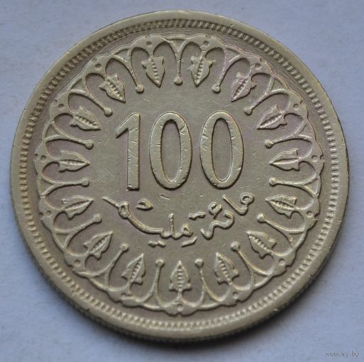 Тунис, 100 миллимов 1960 г.