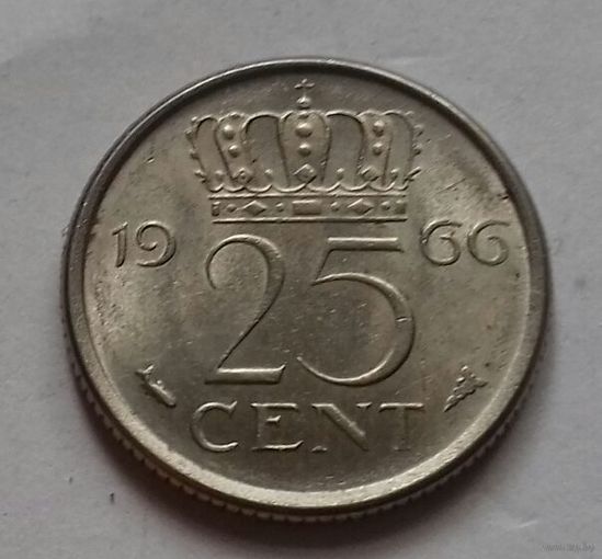 25 центов, Нидерланды 1966 г.