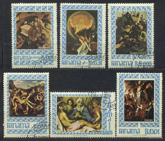 Живопись, искусство. Панама. 1967. Полная серия 6 марок