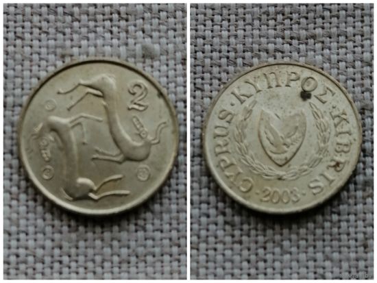 Кипр 2 цента 2003/животные/FA