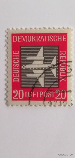 ГДР 1957. Авиапочта
