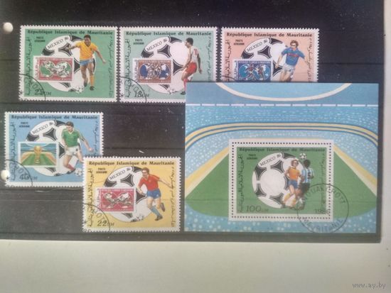 Мавритания.Чемпионат мира по футболу "Мехико-86"