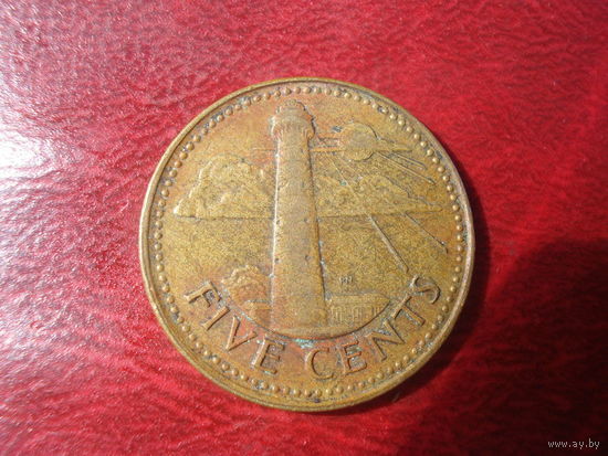5 центов 1979 год Барбадос