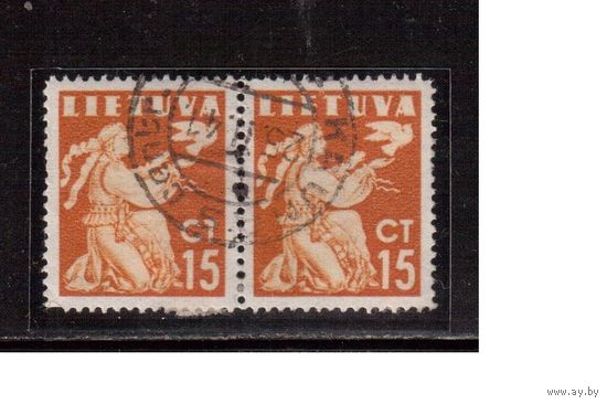 Литва-1940 (Мих.439)  гаш.  , Стандарт, 2 марки