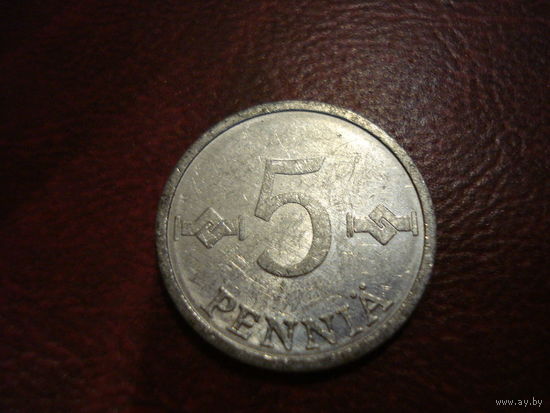 5 пенни 1984 Финляндия