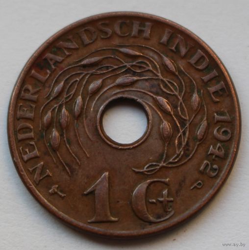 Нидерландская Индия, 1 цент 1942 г. Р