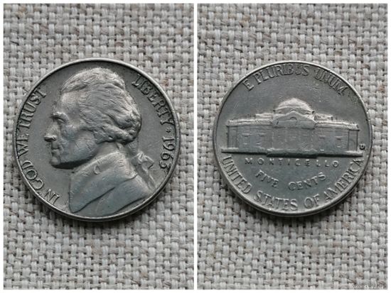 США 5 центов 1963 / Jefferson Nickel