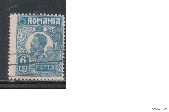 Румыния-1920-1927, (Мих.281)  гаш.  ,Стандарт, Король Карл I,(1)