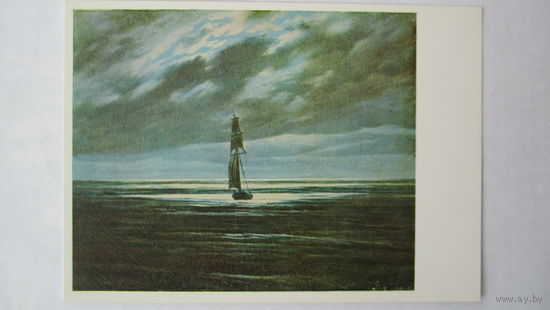 Каспар Фридрих. Лунный свет над морем. Издание Германии