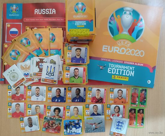 Наклейки PANINI EURO-2020 ПАНИНИ ЕВРО-2020 блок от 100 руб + альбом 10 руб + поштучно!