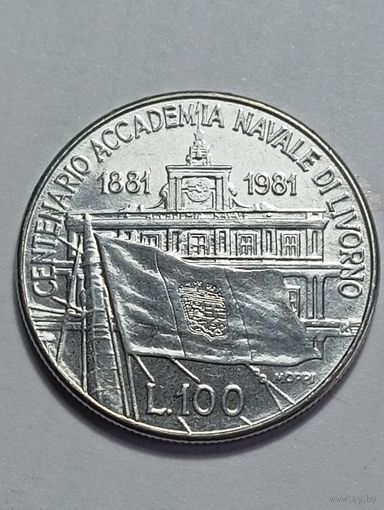 Италия 100 лир 1981 года .