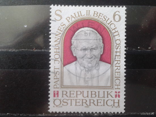 Австрия 1983 Визит в Австрию Папы Иоанна-Павла 2