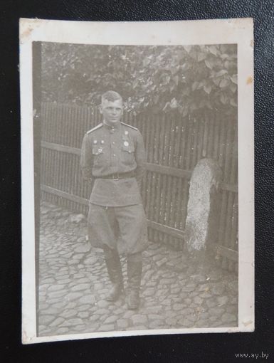 Фото "Офицер, гвардеец, кавалер двух орденов Красной звезды"
