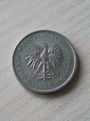 Польша 10 злотых 1987г.