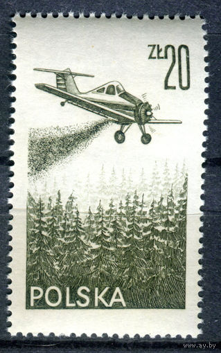 Польша - 1977г. - Современная авиация - полная серия, MNH [Mi 2484] - 1 марка