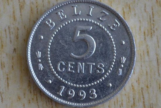 Белиз 5 центов 1993
