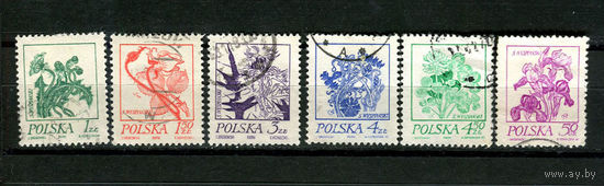 Польша - 1974 - Цветы - [Mi. 2296-2301] - полная серия - 6 марок. Гашеные.  (Лот 14Z)