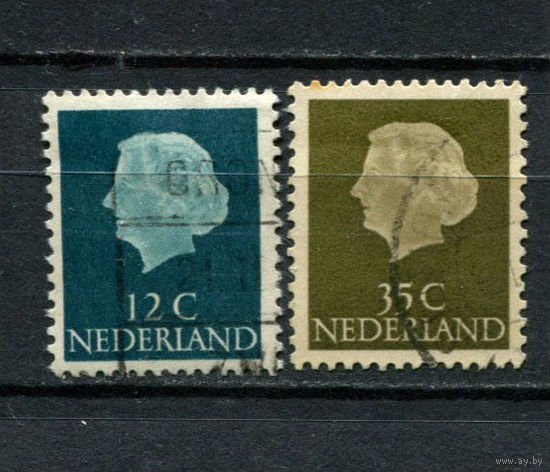 Нидерланды - 1954/1968 - Королева Юлиана - [Mi. 641-642] - полная серия - 2 марки. Гашеные.  (Лот 44BB)
