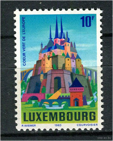 Люксембург - 1983 - Люксембург, зеленое сердце Европы - [Mi. 1085] - полная серия - 1 марка. MNH.  (Лот 170AD)
