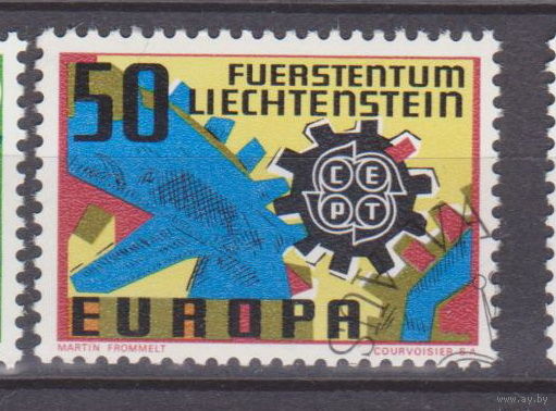 Евросепт Марки Европы Лихтенштейн 1967 год Лот 55 около 30 % от каталога по курсу 3 р  ПОЛНАЯ СЕРИЯ