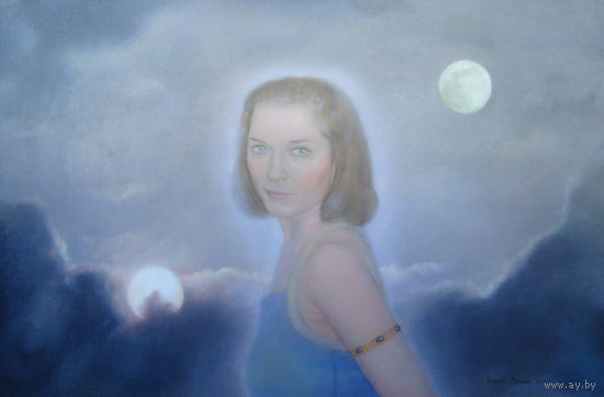 Картина "Портрет женщины с браслетом"