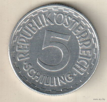Австрия 5 шиллинг 1952 2