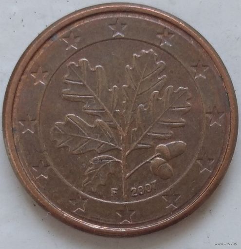 1 евроцент 2007 F Германия. Возможен обмен