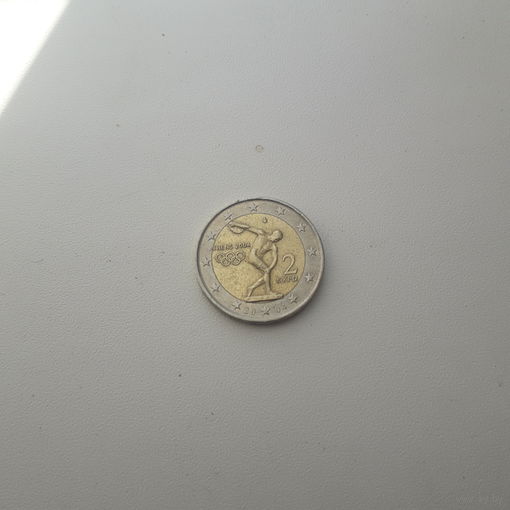 ГРЕЦИЯ 2 евро 2004 год