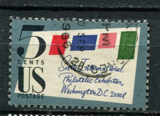 США - 1966 - Международная филателистическая выставка - [Mi. 901A] - полная серия - 1 марка. Гашеная.  (Лот 48BA)