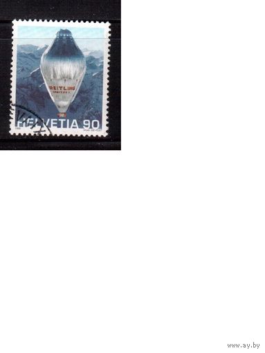 Швейцария-1999(Мих.1680) , гаш., Авиация, Воздушный шар