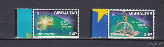 Европа. Гибралтар. 1994. 2 марки.  Michel N 683, 685 (3,5 е)