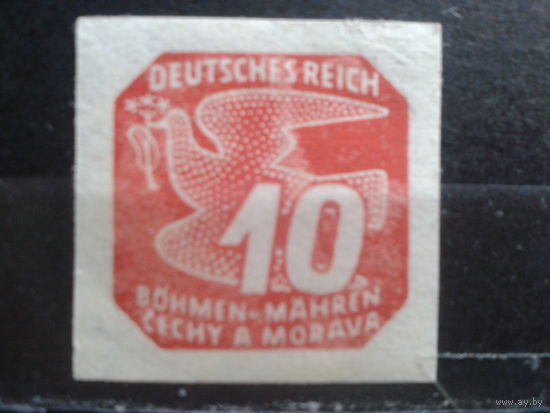 Богемия и Моравия 1943 Газетная марка 10г